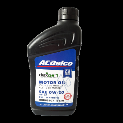 ACDELCO Dexos 1 0W20 Gen 2 0,946